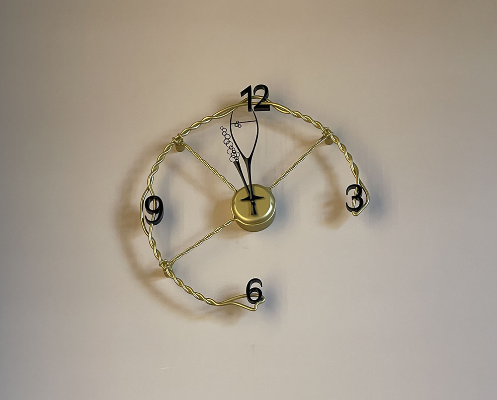 Impression 3D horloge maison de champagne