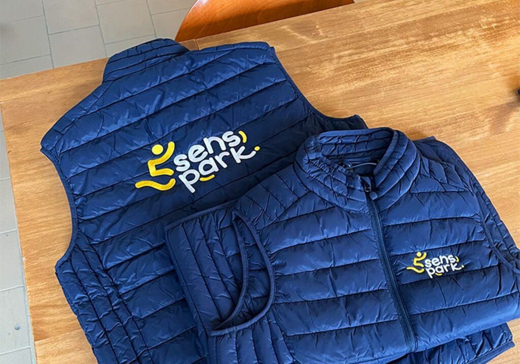 marquage textile parc loisir