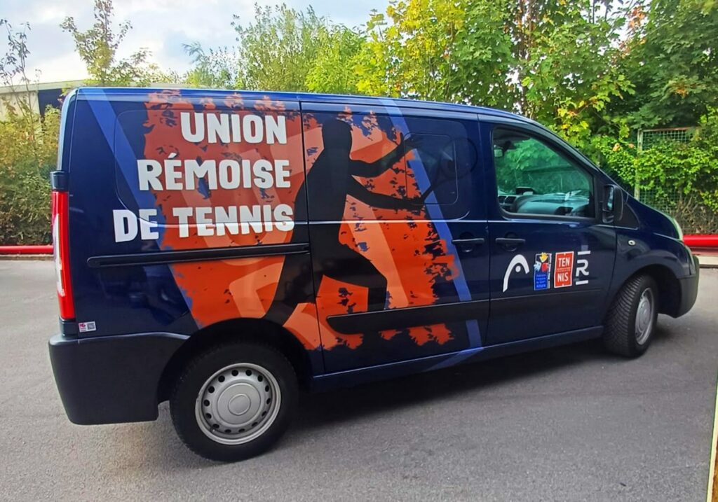 marquage véhicule tennis