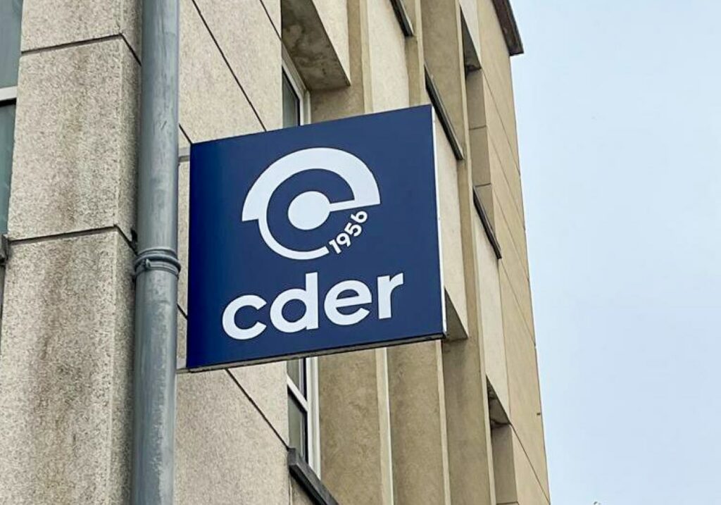 enseigne double face comptable