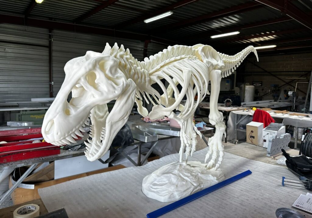 prototype dinosaure 3d