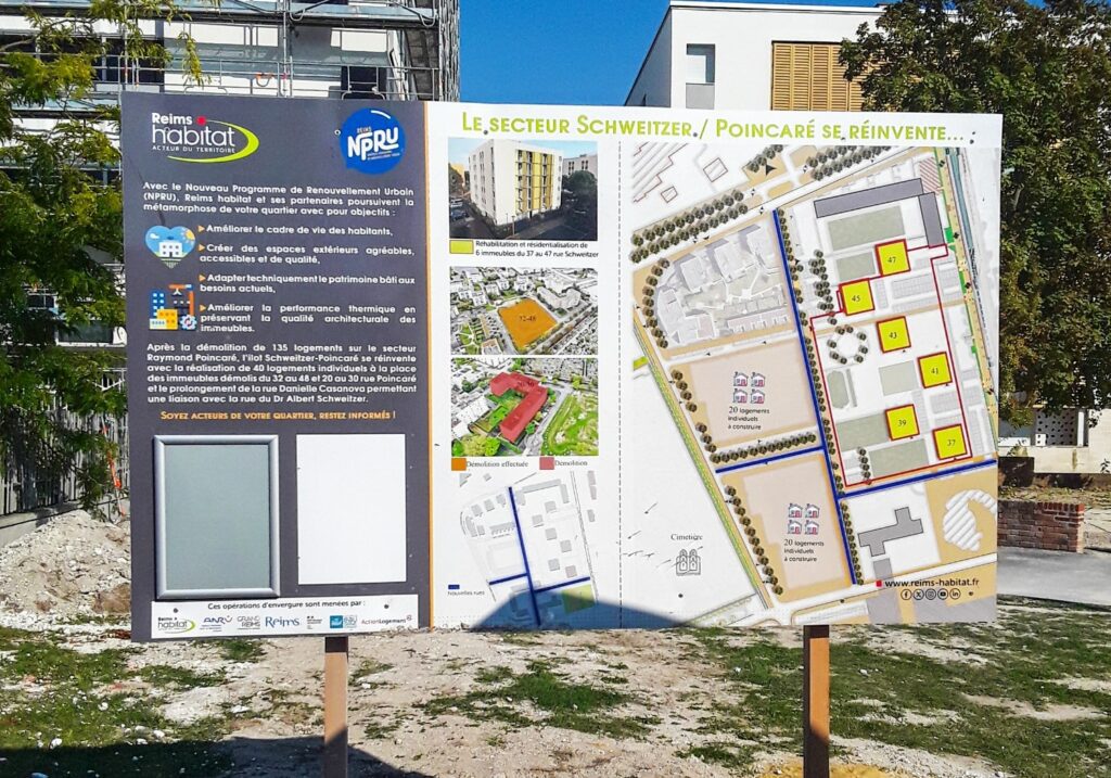 panneau signalétique habitat