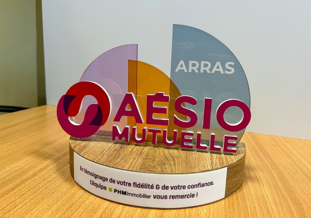 trophée impression 3d remerciement